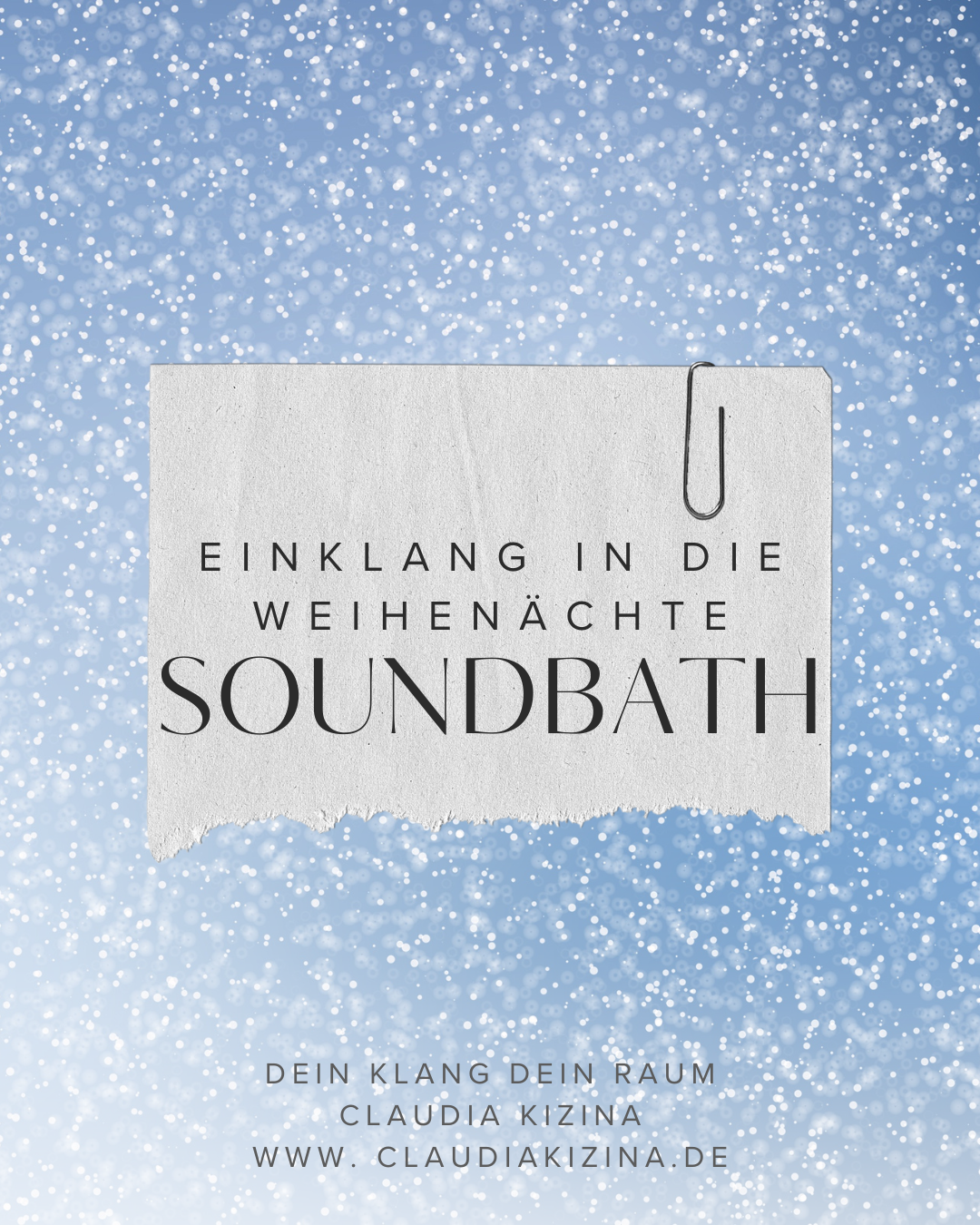 Soundbath Weihenächte